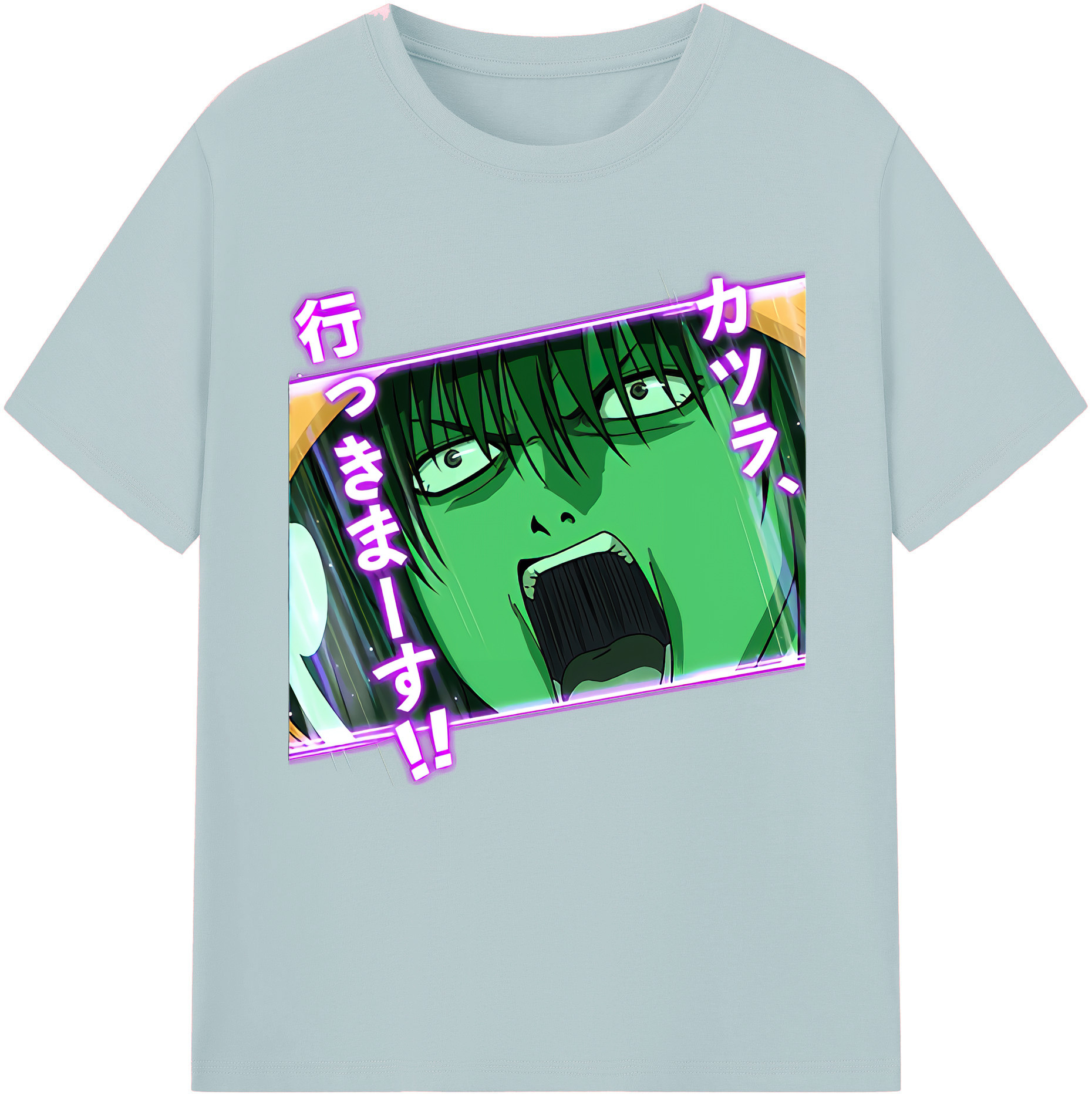 （画像用） ぎんたま 坂田銀時（さかたぎんとき） 神楽 志村新八（しむら しんぱち） GINTAMA Sakata Gintoki Kagura Shimura Shinpachi 綿100％半袖Tシャツ（フロントプリント）